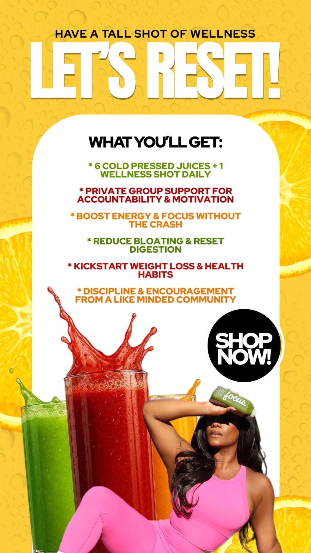 The Focus Reset - Pre order now for March’s Challenge (Order by February 23rd) - Focused To Fit